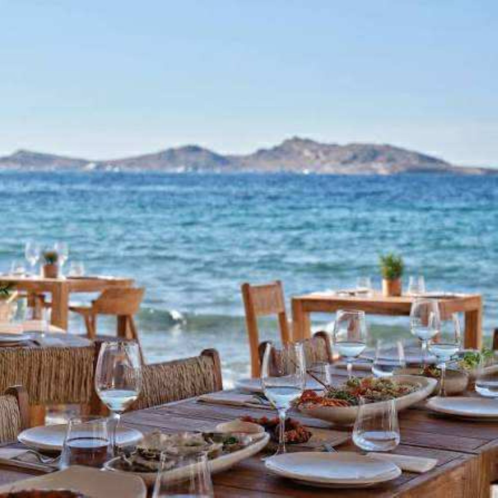 Paros waterfront architecture